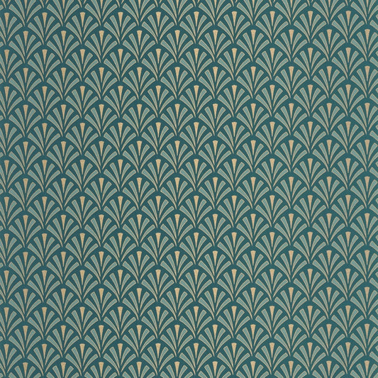 Abundance Wallpaper - Bleu Canard - Caselio - 105306127