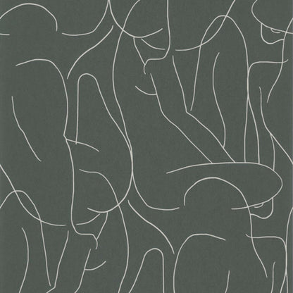Academie Gallery Wallpaper - Kaki - Casadeco - 86107321 - Premier Wallcovering