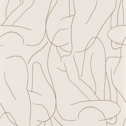 Academie Gallery Wallpaper - Beige And Blanc - Casadeco - 86101108 - Premier Wallcovering