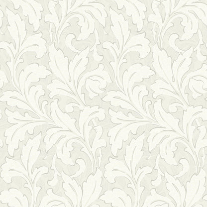 Acanthe Arts and Crafts Wallpaper - Grege - Casadeco - 86361404 - Premier Wallcovering