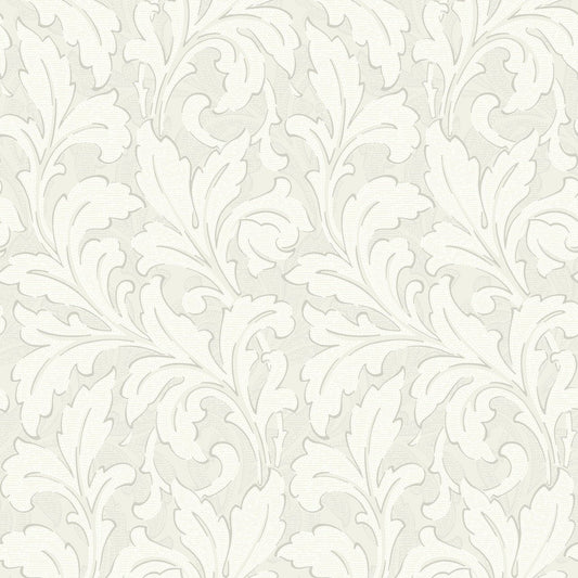 Acanthe Arts and Crafts Wallpaper - Grege - Casadeco - 86361404 - Premier Wallcovering