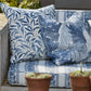 Acanthus Outdoor Fabric - Nettle/Sky Blue - Morris & Co - 227114 - Premier Wallcovering