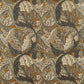 Acanthus Velvet Fabric - Mustard/Grey - Morris & Co - 226400 - Premier Wallcovering