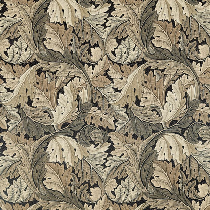 Acanthus Velvet Fabric - Charcoal/Grey - Morris & Co - 226399 - Premier Wallcovering