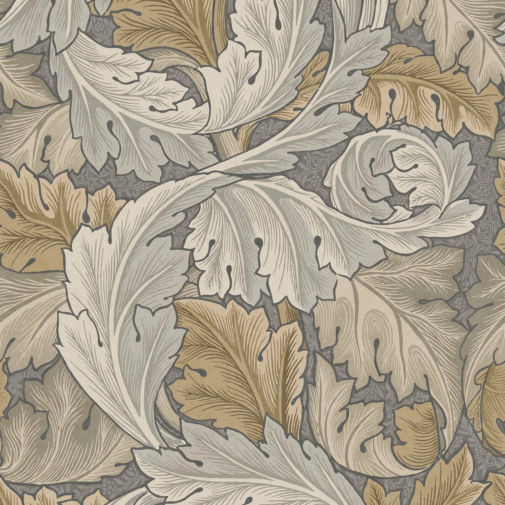 Acanthus Wallpaper - Neutral - 124226 - William Morris AH - Premier Wallcovering