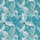 Acanthus Wallpaper - Teal - Clarke & Clarke - W0175/04 - Premier Wallcovering