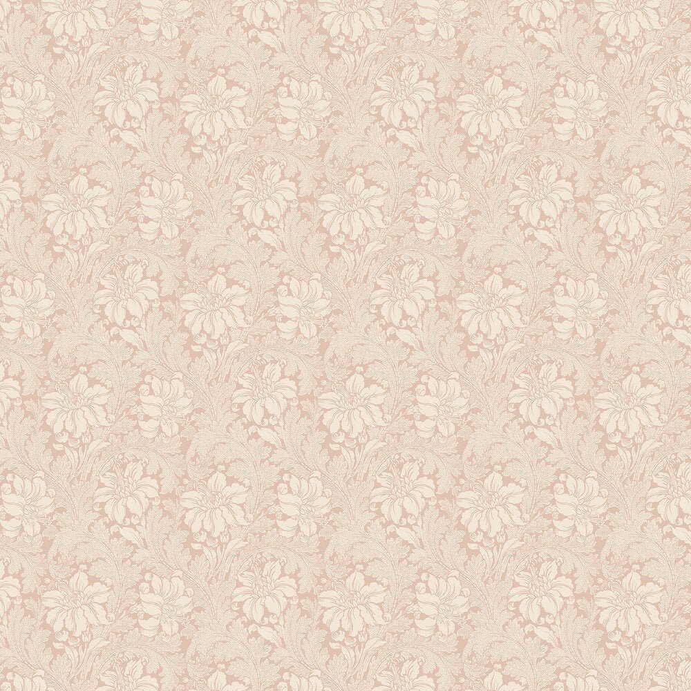 Acanthus Wallpaper - Pink/ Beige - Boråstapeter - 2009 - Premier Wallcovering