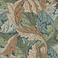 Acanthus Wallpaper - Slate Blue/Thyme - 216440 - Morris & Co - Premier Wallcovering