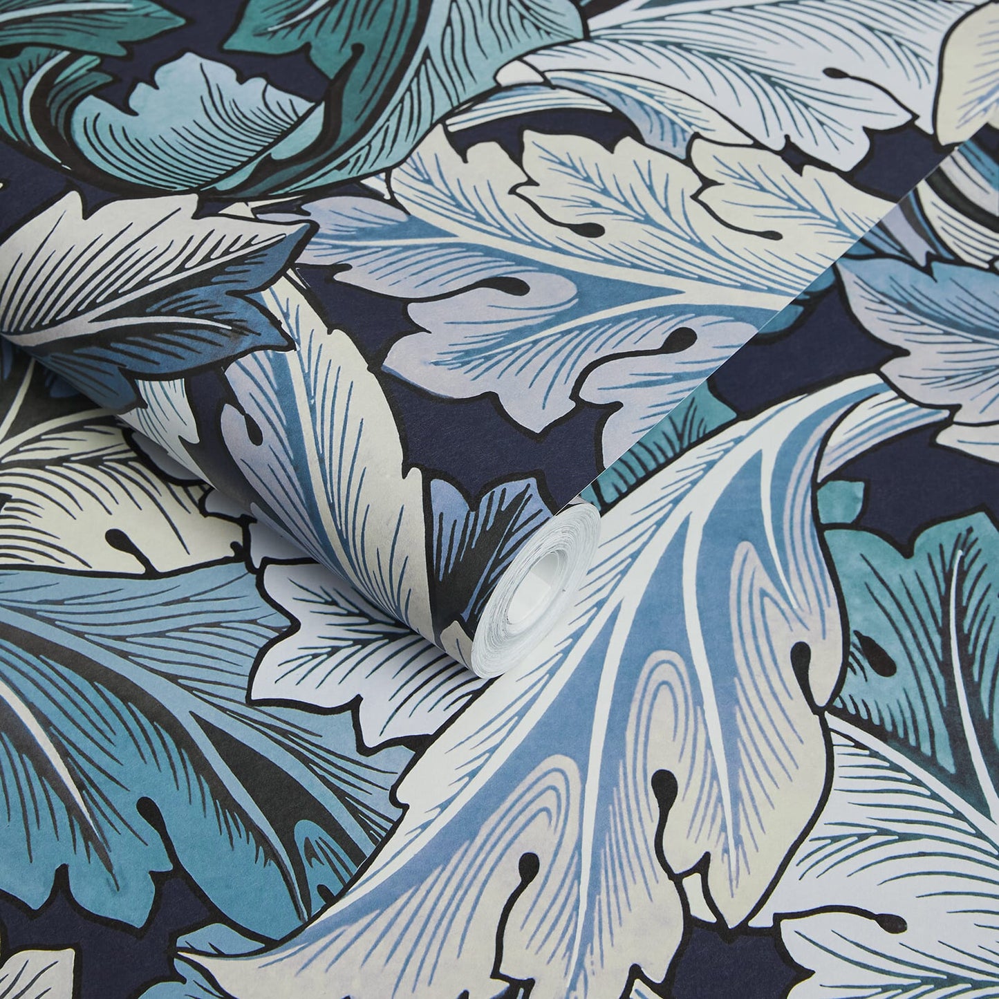 Acanthus Wallpaper - Blue & Midnight - House of Hackney - 1-WA-ACA-DI-B&M-XXX