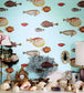 Acquario Wallpaper - Print Room Blue - 97/10030 - Cole & Son - Premier Wallcovering