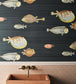 Acquario Wallpaper - Charcoal - 97/10048 - Cole & Son - Premier Wallcovering