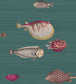 Acquario Wallpaper - Dark Viridian - 114/12024 - Cole & Son - Premier Wallcovering