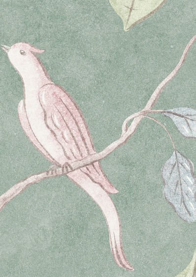 Adam's Eden Wallpaper - Ceramic - Lewis & Wood - Premier Wallcovering