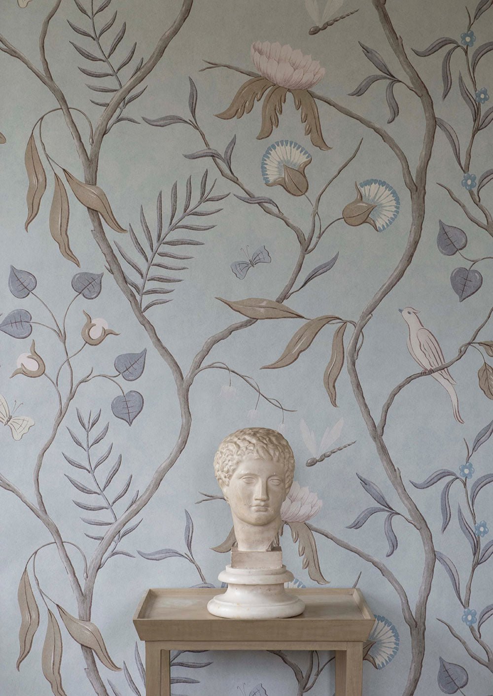 Adam's Eden Wallpaper - Snowbird - Lewis & Wood - Premier Wallcovering