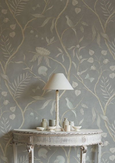 Adam's Eden Wallpaper - Honey Dove - Lewis & Wood - Premier Wallcovering