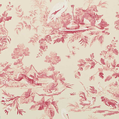 Aesop’s Fables Wallpaper - Pink - DCAVAE101 - Sanderson