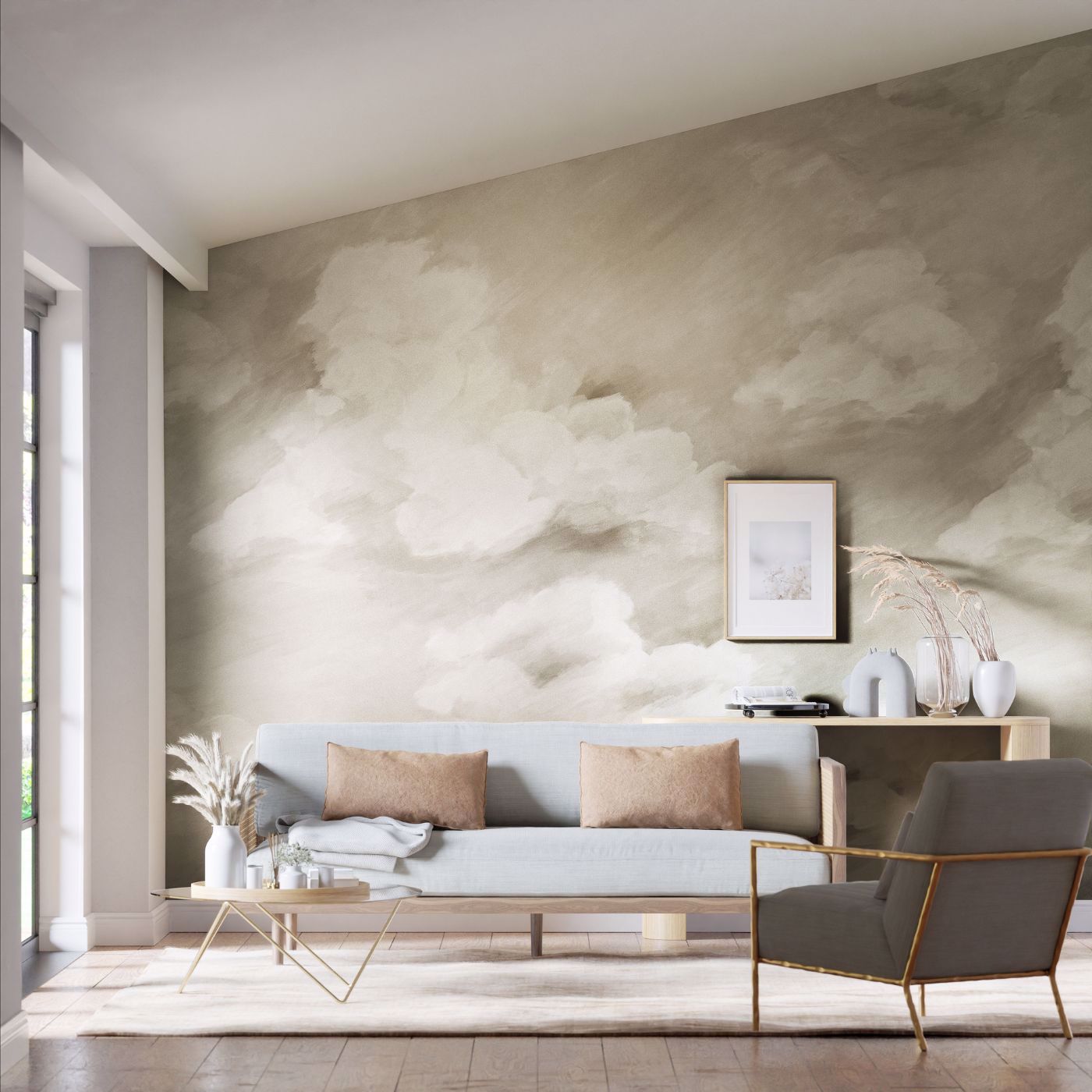 Air Wallpaper - Golden Light - Harlequin - HC4W113002