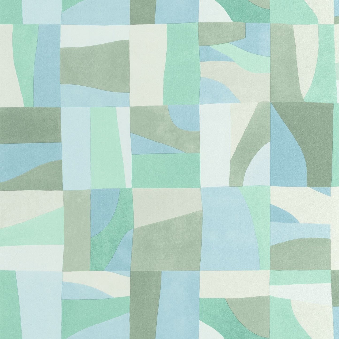 Aix Wallpaper - Vert Aqua - Caselio - 105467607