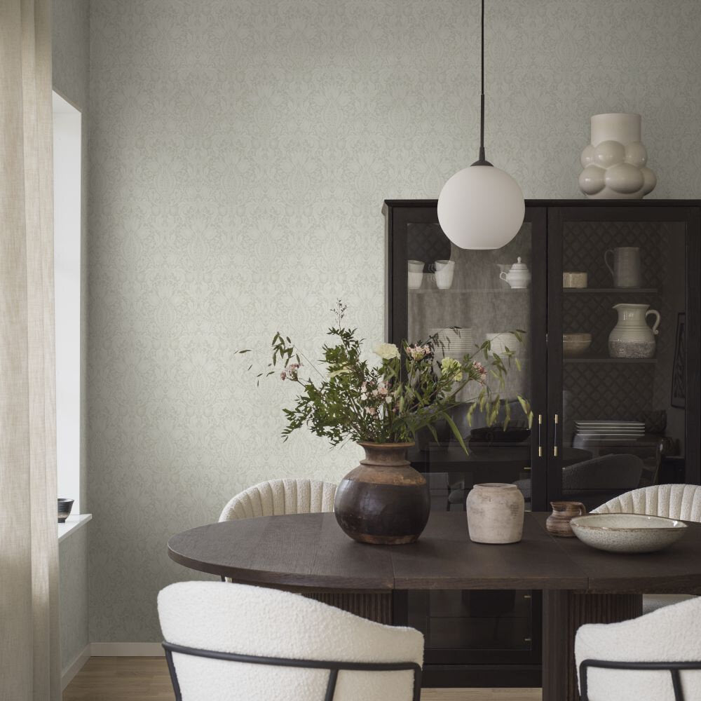 Alba Wallpaper - Green - Boråstapeter - 38747 - Premier Wallcovering