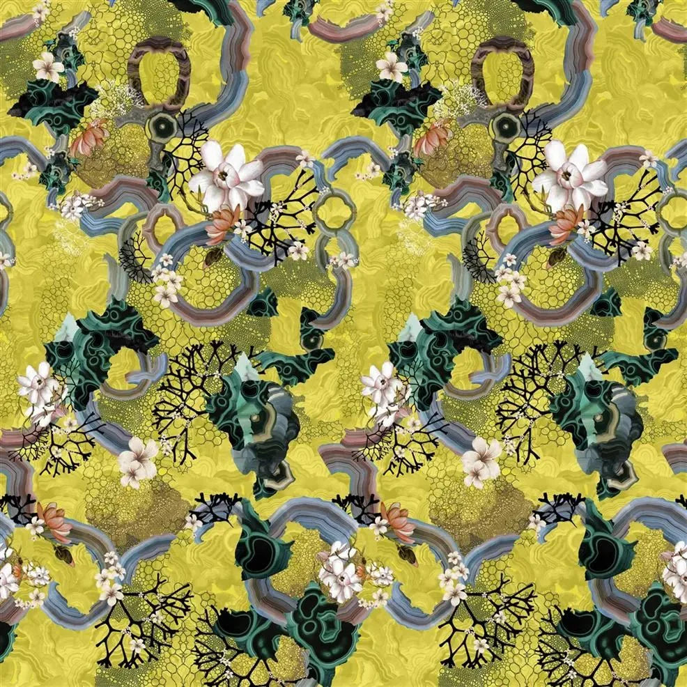 Algae Bloom Wallpaper - Iris - Christian Lacroix - PCL7041/02 - Premier Wallcovering