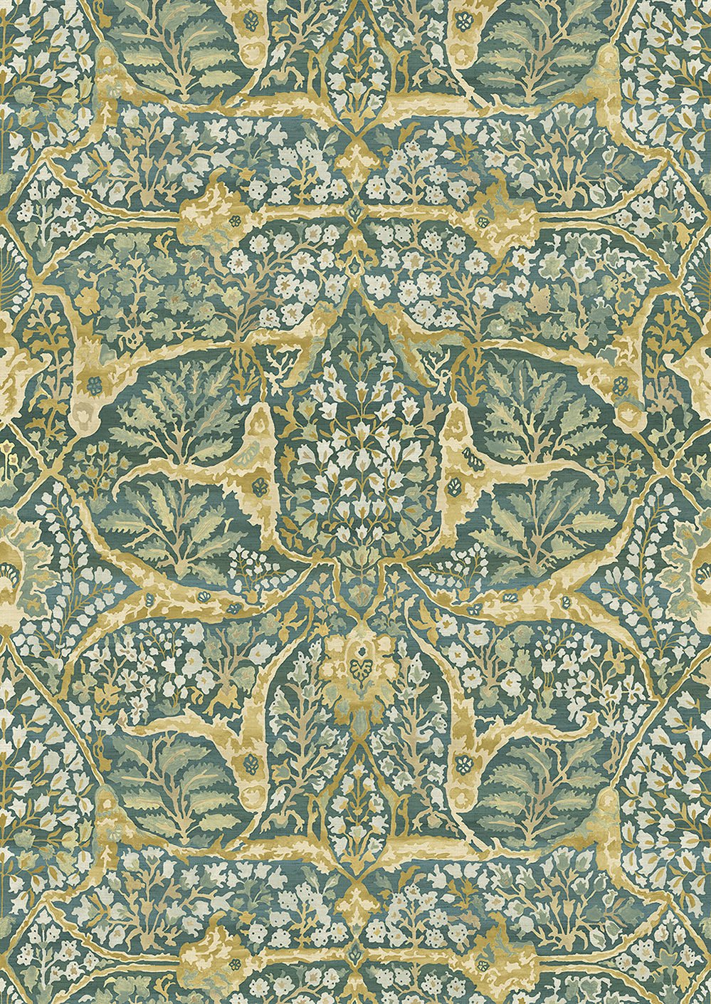 Alhambra 50 Wallpaper - Verdure - Lewis & Wood - Premier Wallcovering
