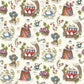 Alice In Wonderland Wallpaper - Hundreds & Thousands - DDIW217287 - Sanderson