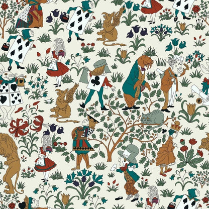 Alice In Wonderland Wallpaper - House of Hackney - 1 - WA - ALI - DI - ECR - XXX - Premier Wallcovering