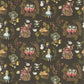 Alice In Wonderland Wallpaper - Chocolate - DDIW217288 - Sanderson
