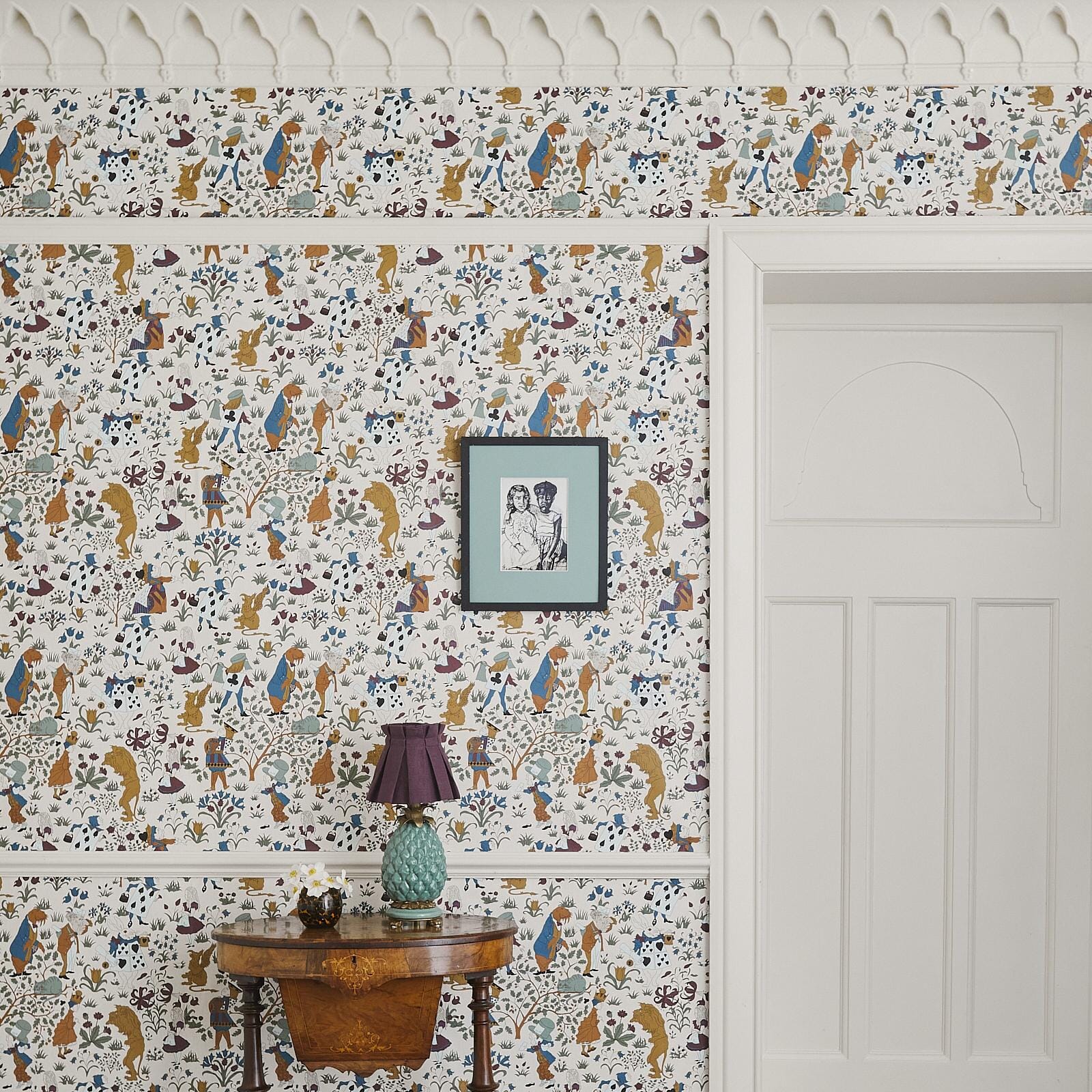 Alice In Wonderland Wallpaper - Cream - House of Hackney - 1-WA-ALI-DI-ECR-XXX