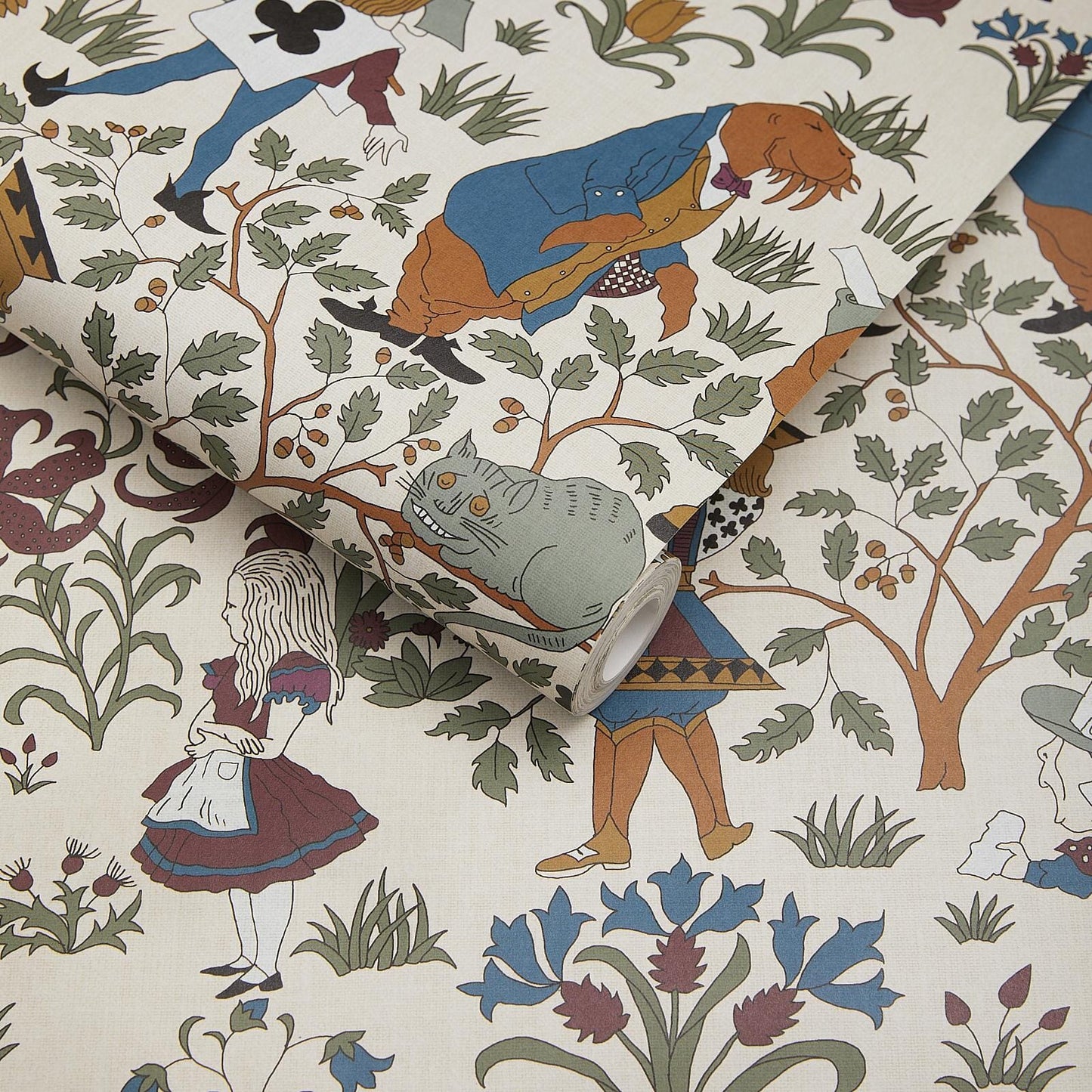 Alice In Wonderland Wallpaper - Cream - House of Hackney - 1-WA-ALI-DI-ECR-XXX
