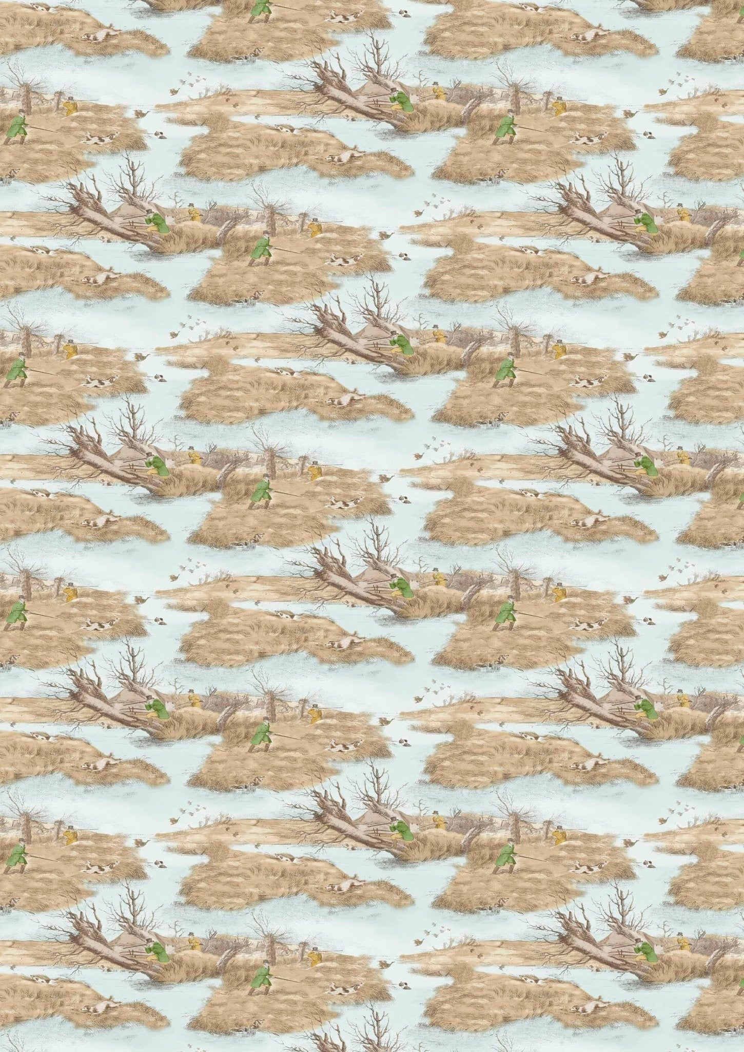 Lewis & Wood - Alken Wildfowlers - Beige - Premier Wallcovering