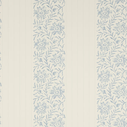 Alys Wallpaper - Old Blue - Colefax & Fowler - W7001 - 03 - Premier Wallcovering
