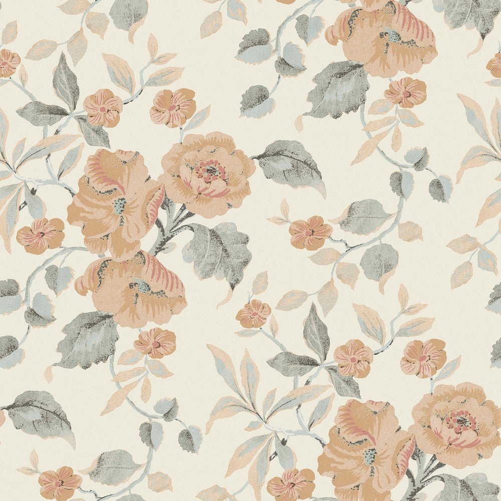 Alyworth Trail Wallpaper - Apricot - Laura Ashley - 127397 - Premier Wallcovering