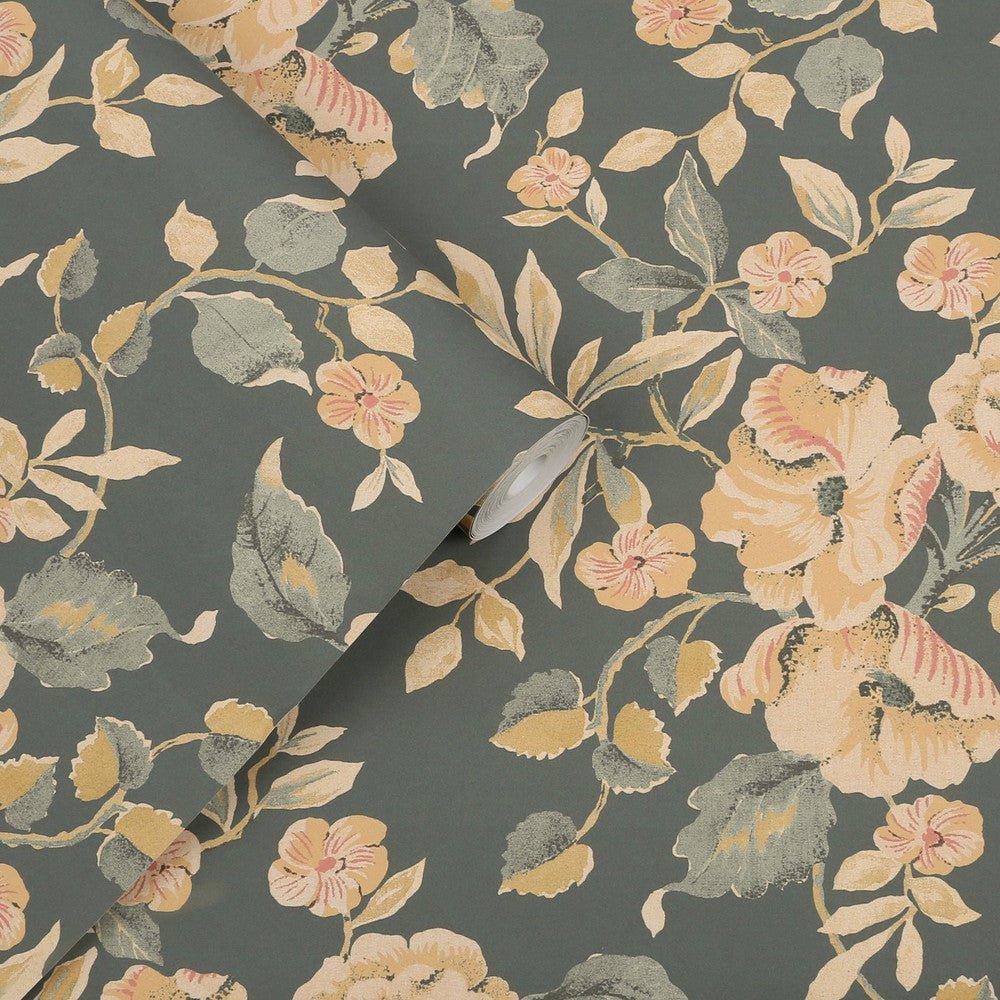 Alyworth Trail Wallpaper - Fern - Laura Ashley - 127396 - Premier Wallcovering