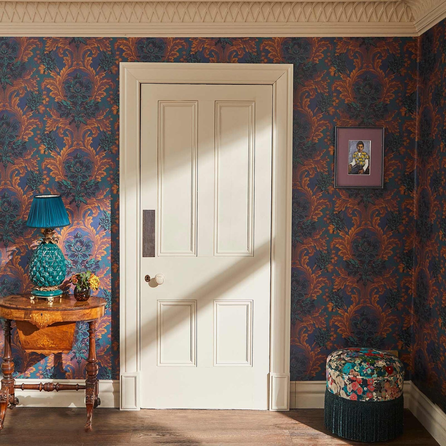 Amarantha Wallpaper - Ink - House of Hackney - 1-WA-AMA-DI-INK-XXX
