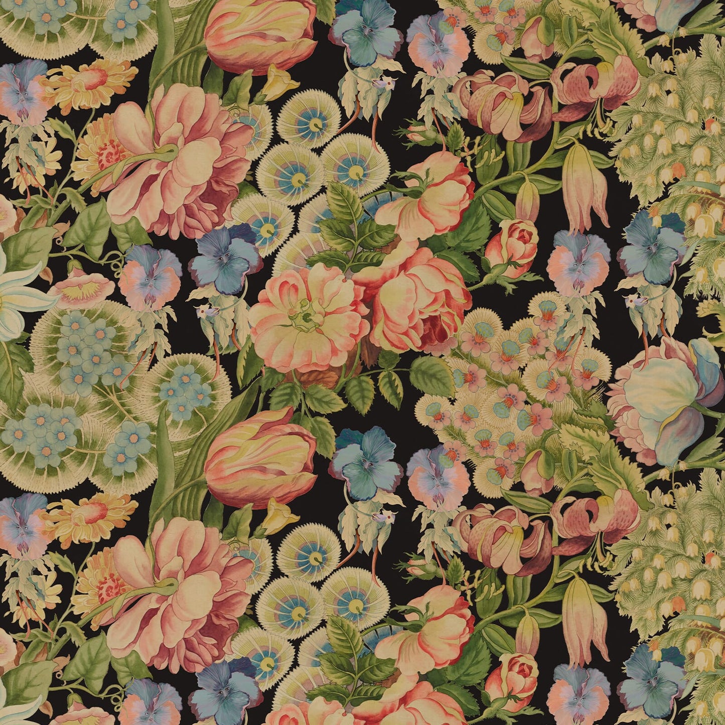 Amatoria Wallpaper - Noir - House of Hackney - 1-WA-AMT-DI-NOI-XXX