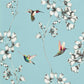 Amazilia Wallpaper - Sky - HAMA111060 - Harlequin - Premier Wallcovering