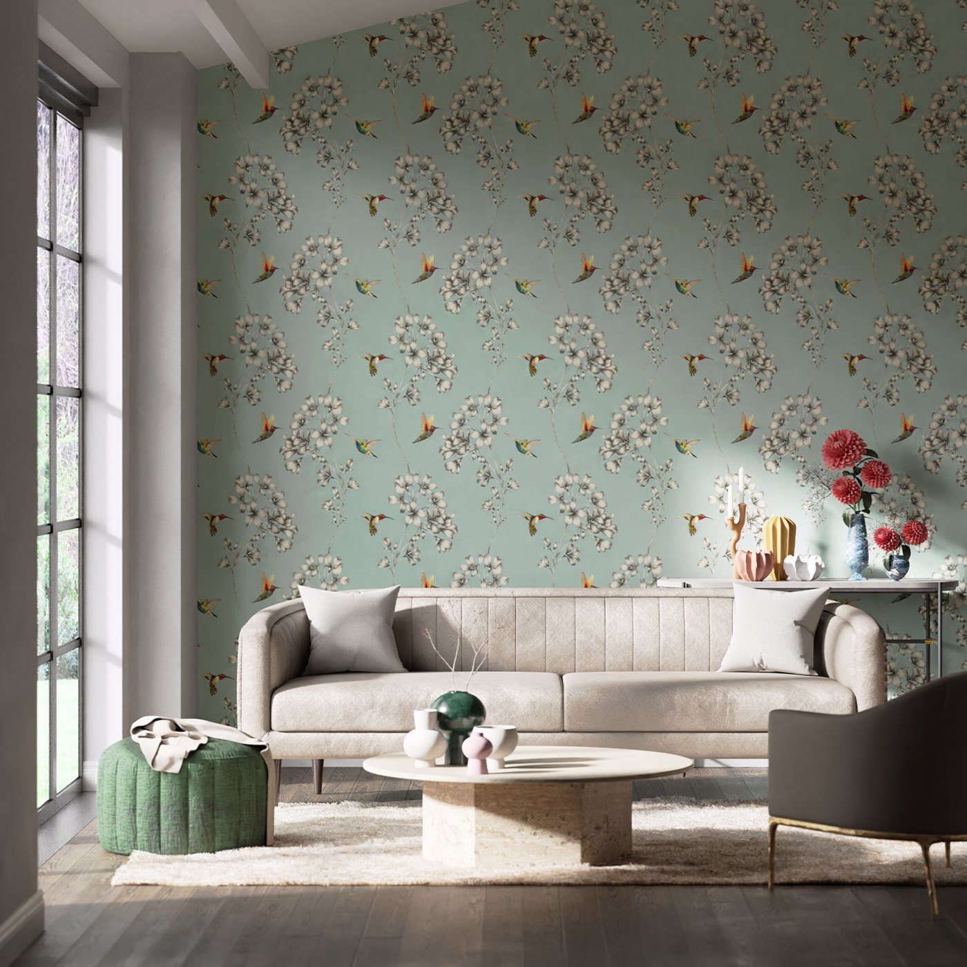Amazilia Wallpaper - Sky - Harlequin - HAMA111060