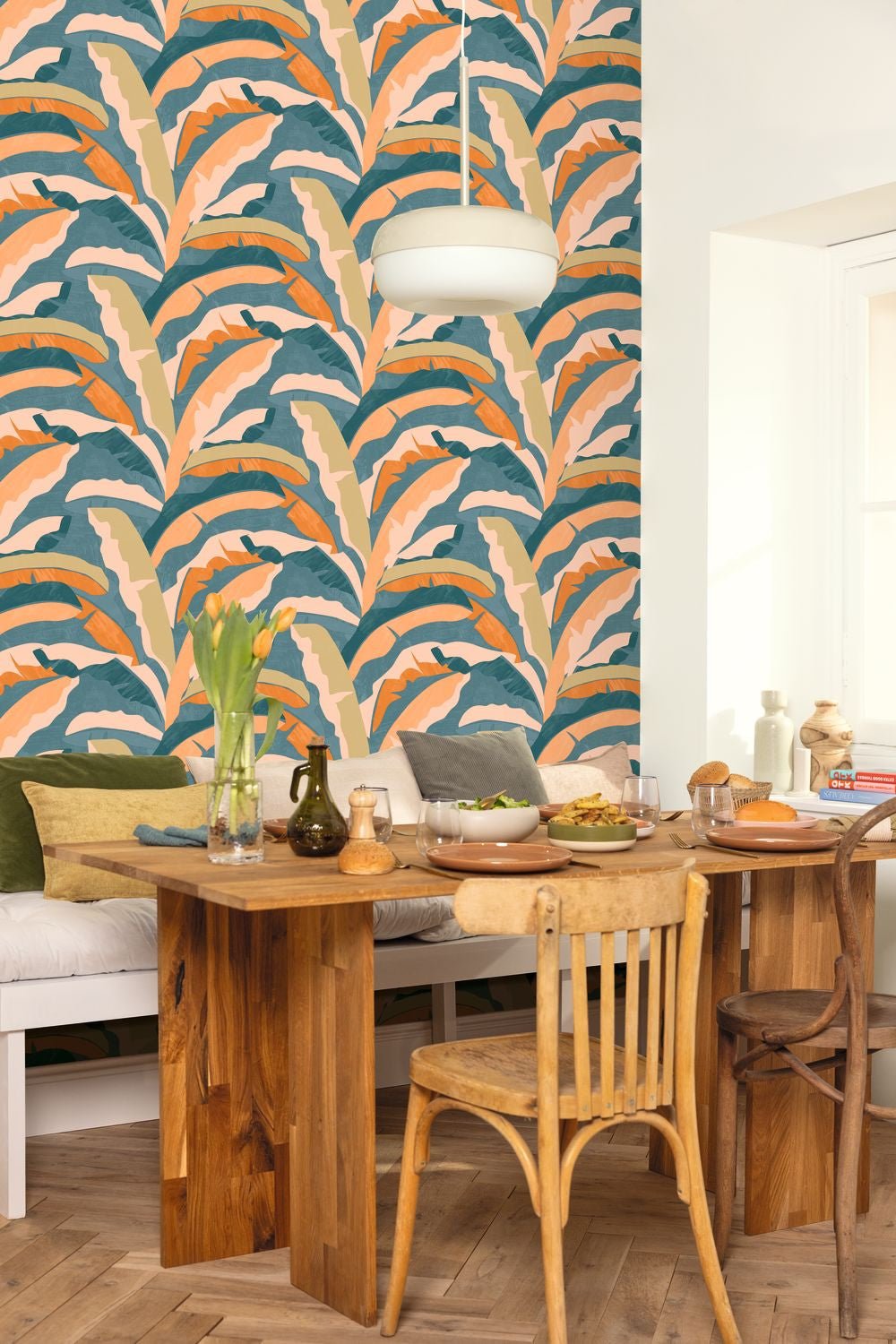 Ampleur Wallpaper - Bleu Canard - Caselio - 104566060