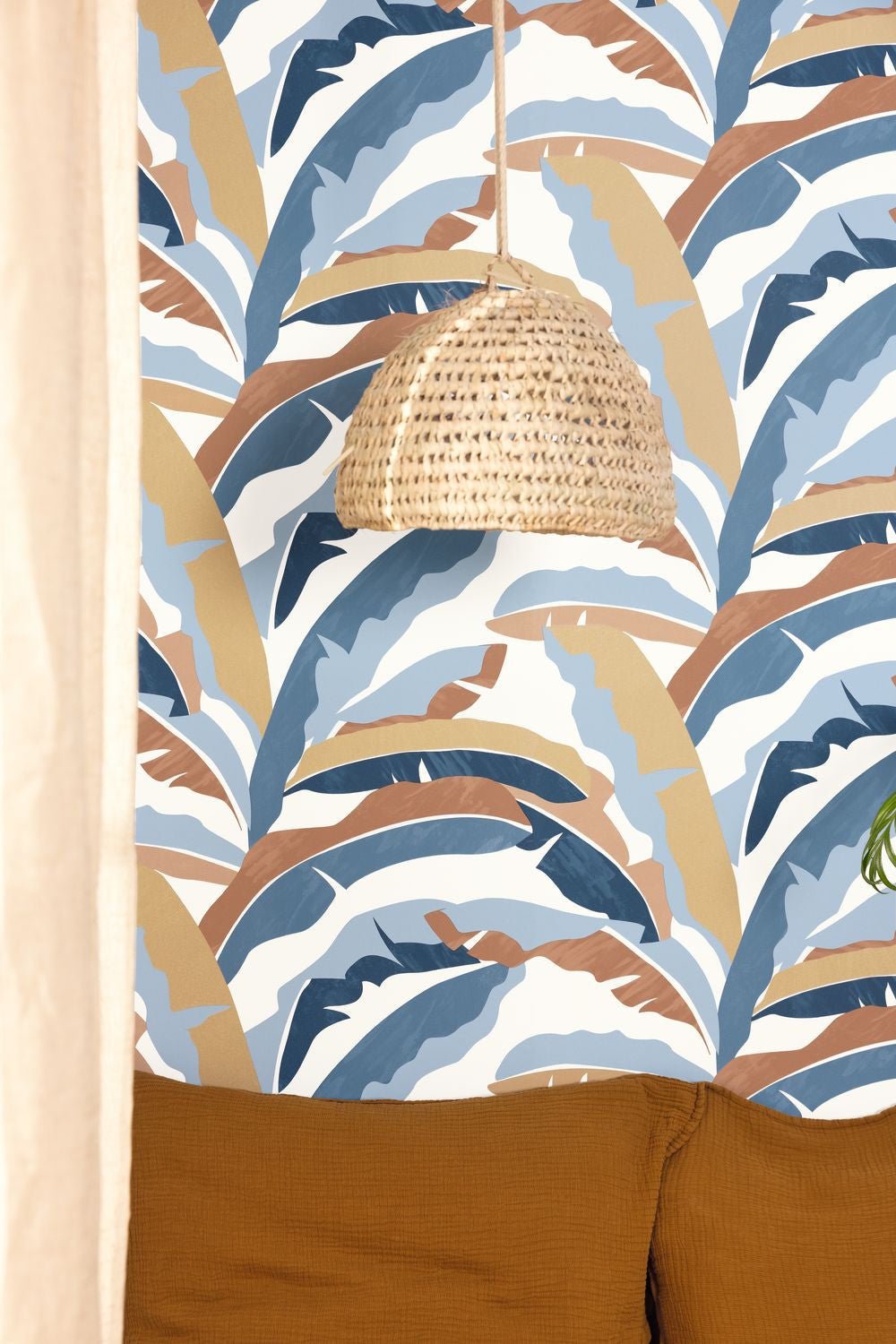 Ampleur Wallpaper - Bleu Camel - Caselio - 104566220