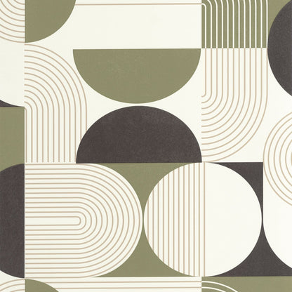 Amplitude Wallpaper - Vert Kaki - Caselio - 105500722