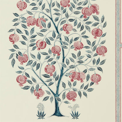 Anaar Tree Wallpaper - Annato/Blueberry - Sanderson - DCPW216790
