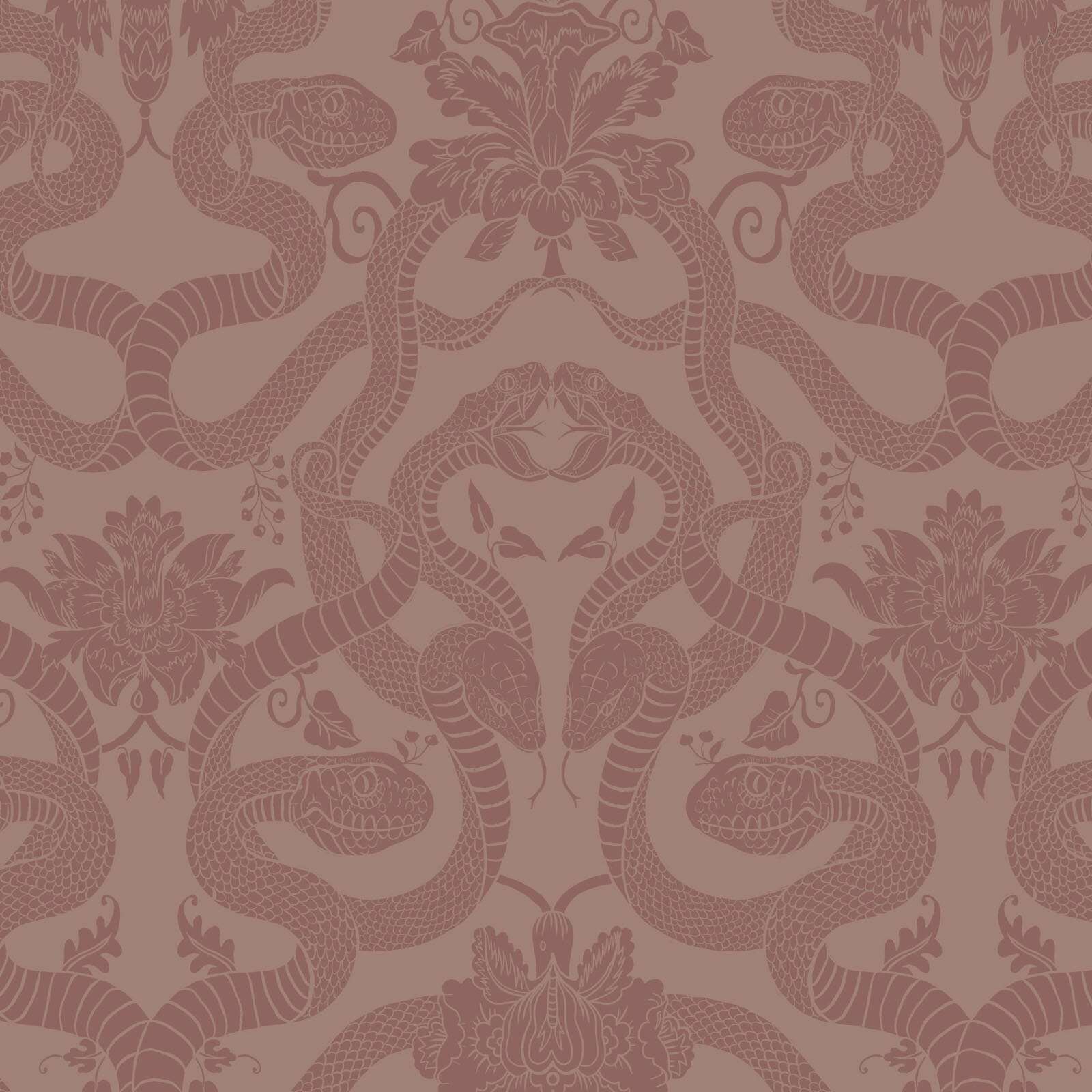 Anaconda Wallpaper - Dusky-Pink - House of Hackney - 1-WA-ANC-TR-PNK-XXX-001