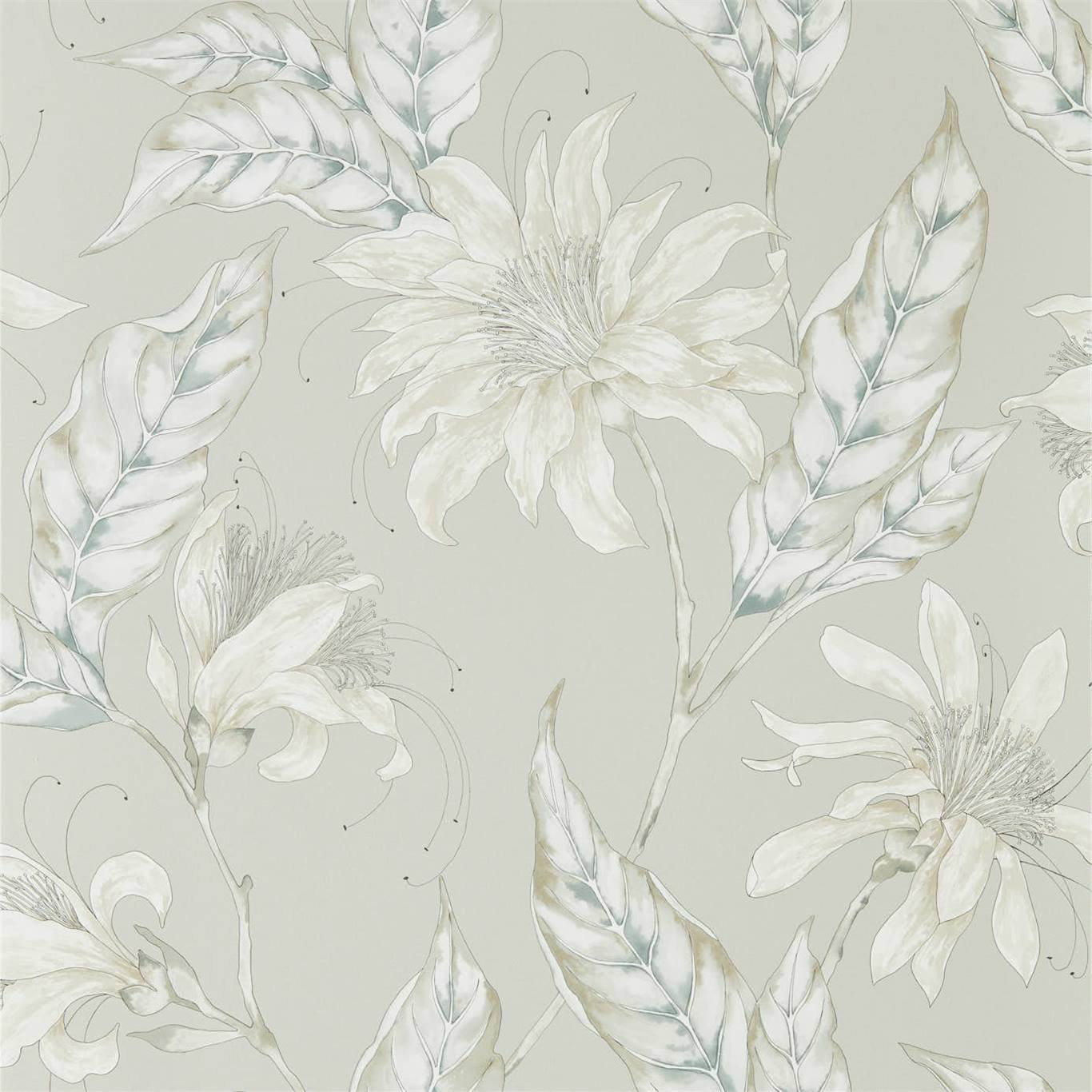 Ananda Wallpaper - Platinum - Harlequin - HMIW112255