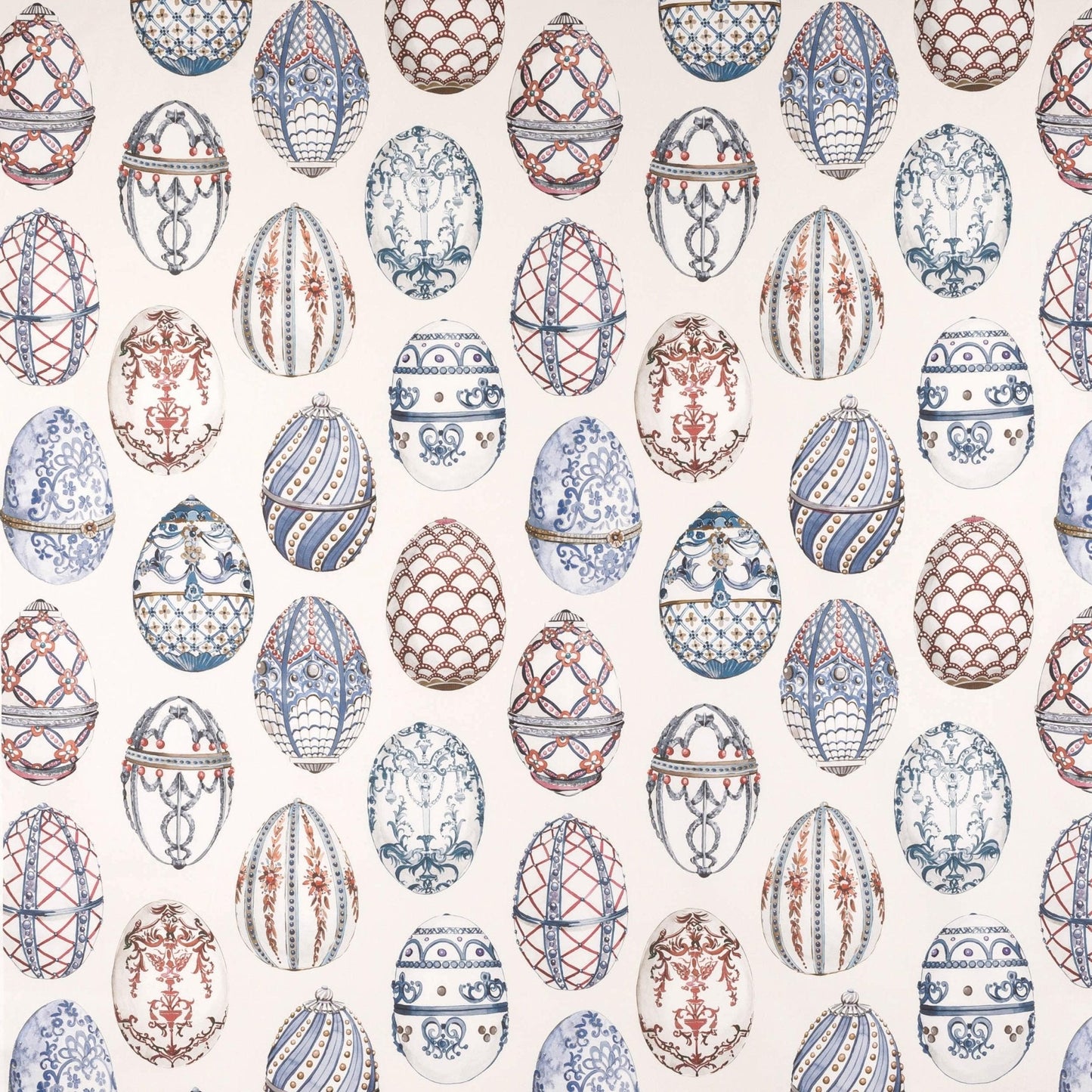 Anastasia Fabric - Saphir - Manuel Canovas - M4096-03 - Premier Wallcovering