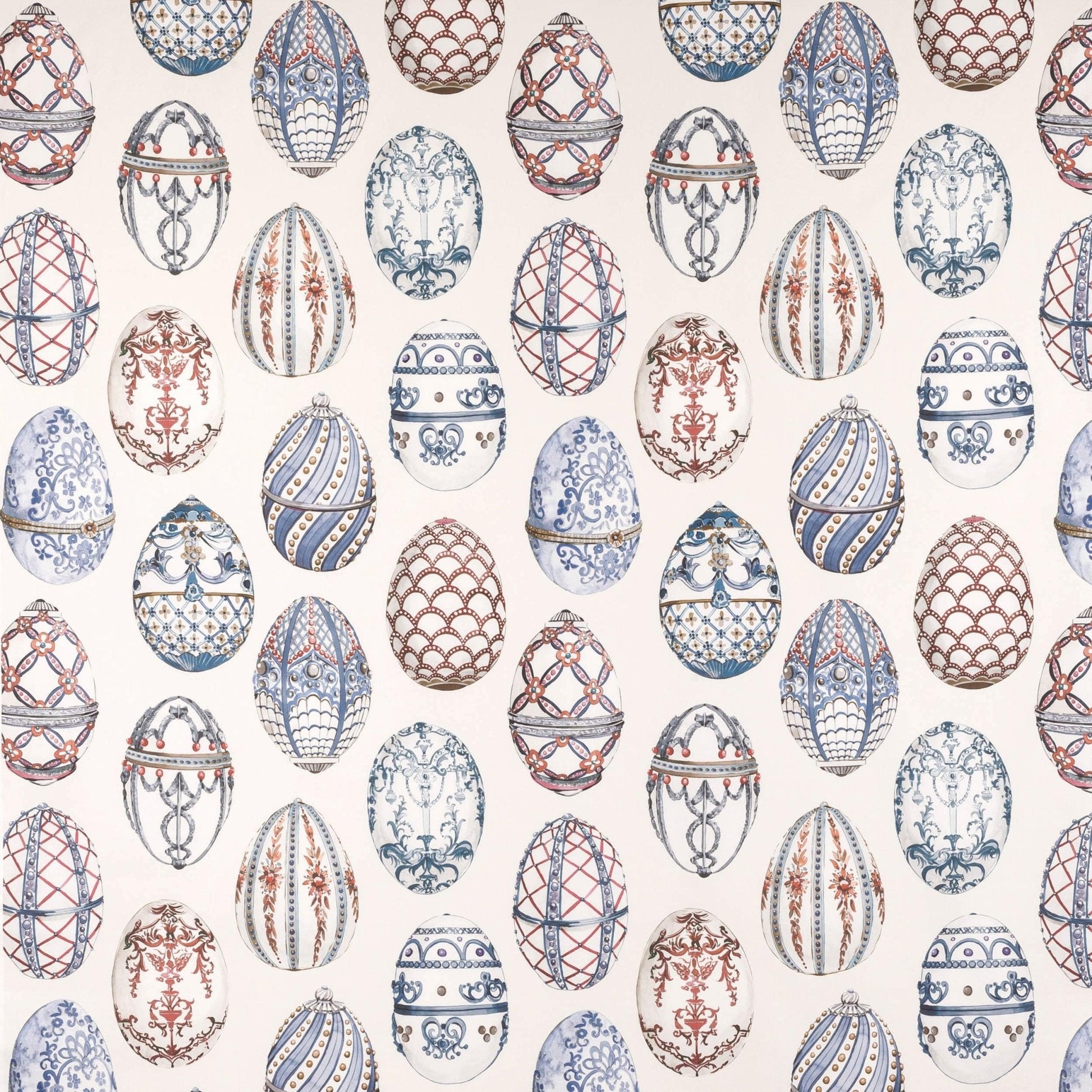 Anastasia Fabric - Saphir - Manuel Canovas - M4096-03 - Premier Wallcovering