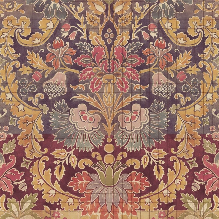Andastra Wallpaper - Almandine - House of Hackney - 1-WA-AND-DI-ALM-XXX