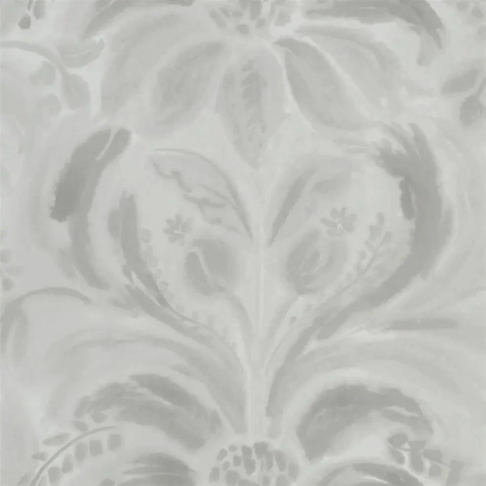 Angelique Damask Wallpaper - Stone - PDG1036/07 - Designers Guild