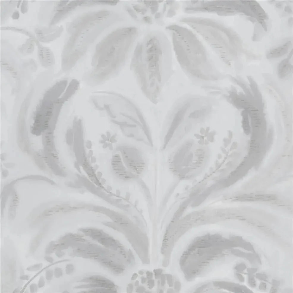 Angelique Damask Wallpaper - Steel - PDG1036/02 - Designers Guild