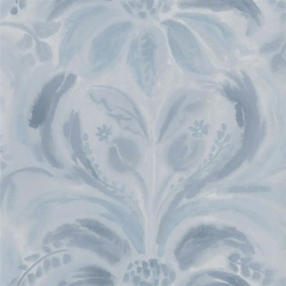 Angelique Damask Wallpaper - Indigo - PDG1036/05 - Designers Guild